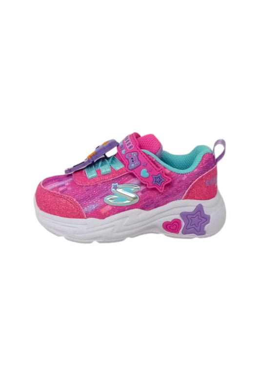 Sneakers SKECHERS Snuggle Sneaks - Skech Squad 302214N/PKMT bambina