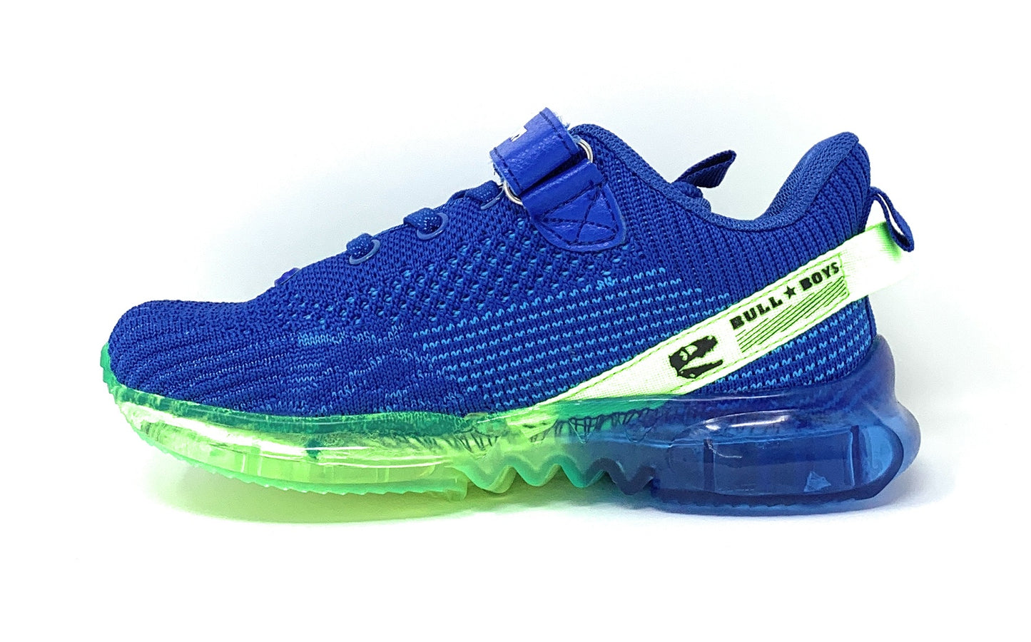 Sneakers da passeggio BULL BOYS BBAL2100 ROYAL Blu/Verde Bambino
