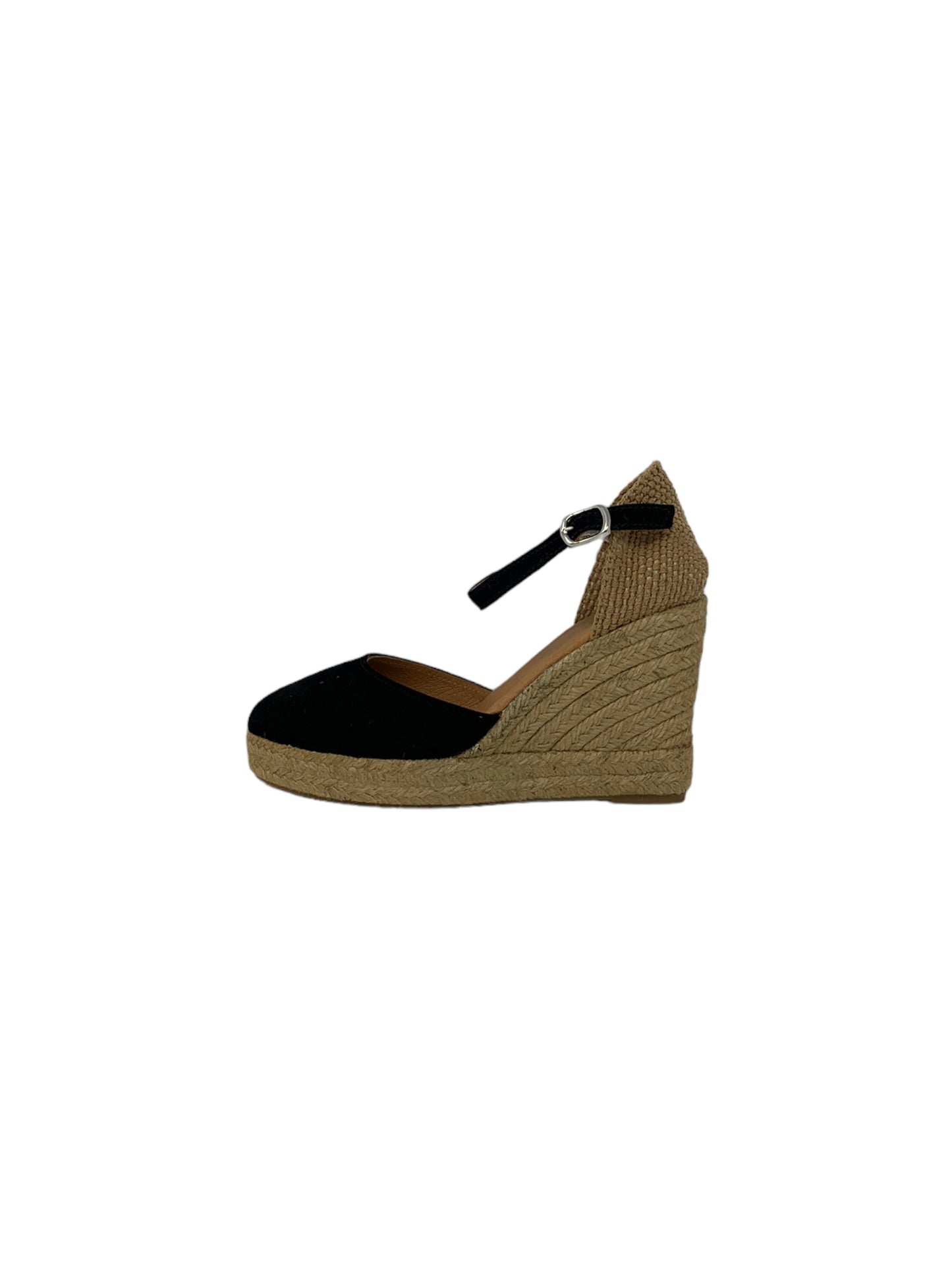 Sandali con zeppa  7D.345 ANTE negro Donna