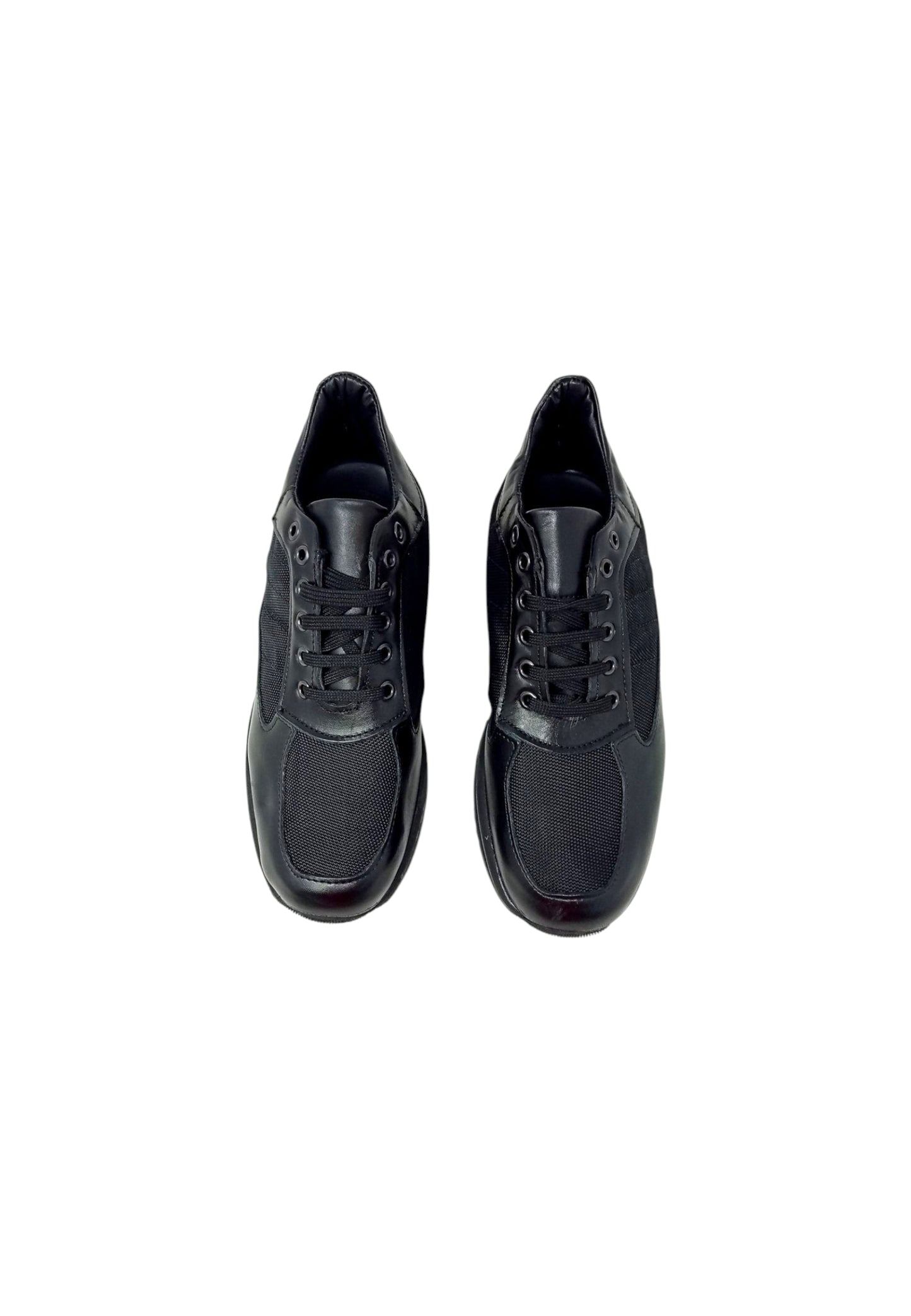 Italia Leone Sneaker nero pelle 7002 est uomo