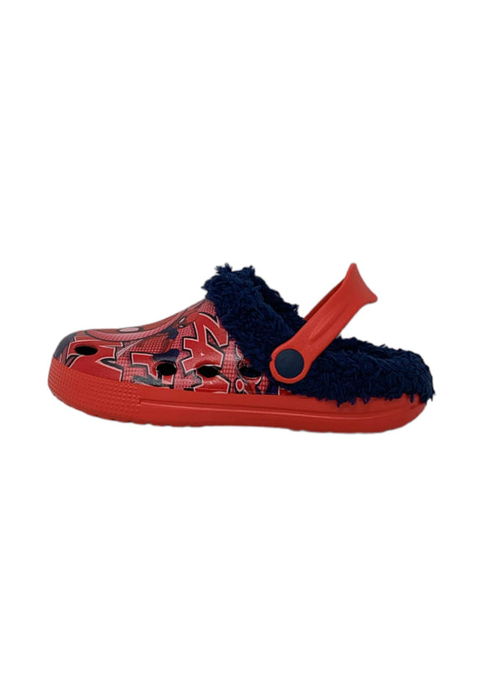 Ciabatta con pelliccia SILVER SPIDERMAN R1310273S ROSSO Bambino