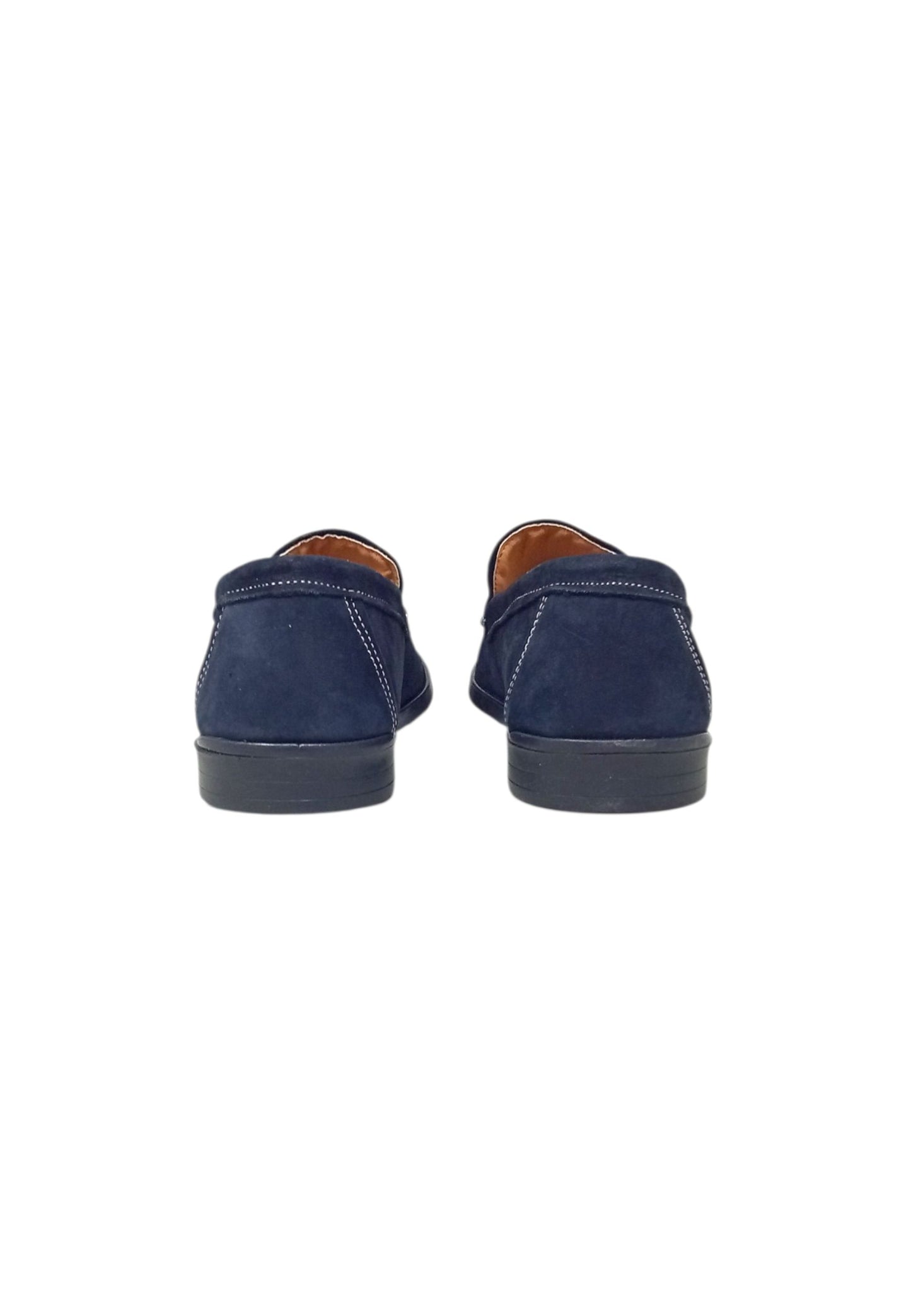 Mocassino Italia Leone 197 NABUK BLU uomo