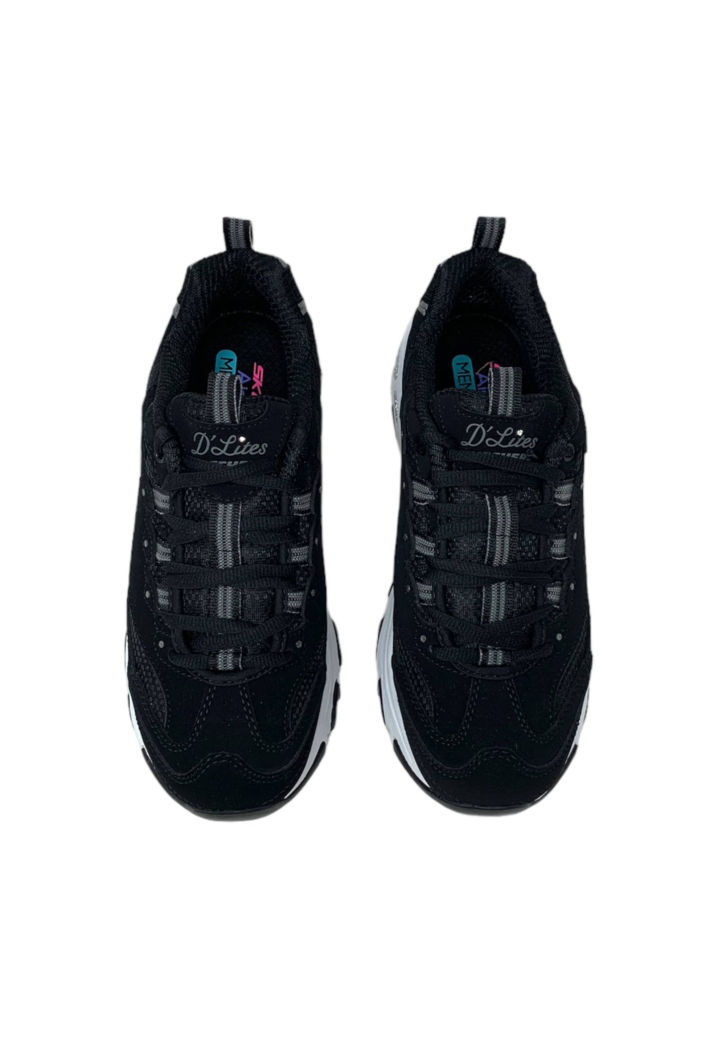Sneaker Skechers D'lite - Biggest Fan 11930/BLK Donna