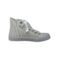 Sneaker DXO Vigevano C88 glitter bianco  bambina