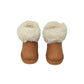 Stivaletto con pelliccia GRUNLAND JR CROY PP0199-I4 CUOIO bambina