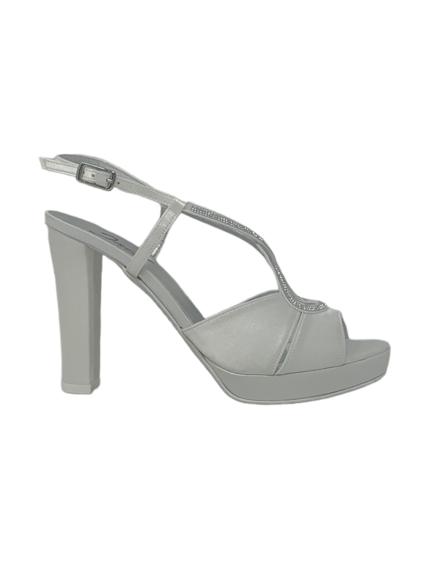 Sandalo col tacco JOEL 1039 RASO MORELLI LUX AVOIO002 SPOSA