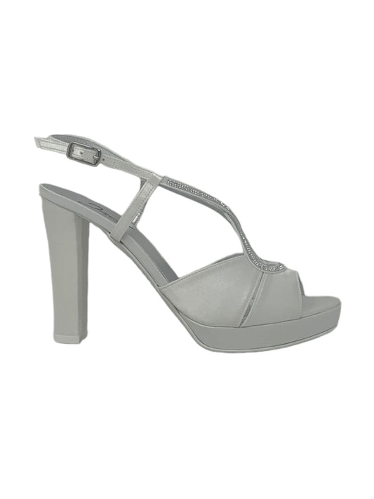 Sandalo col tacco JOEL 1039 RASO MORELLI LUX AVOIO002 SPOSA