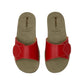 Ciabatta INBLU 26000087 ROSSO donna