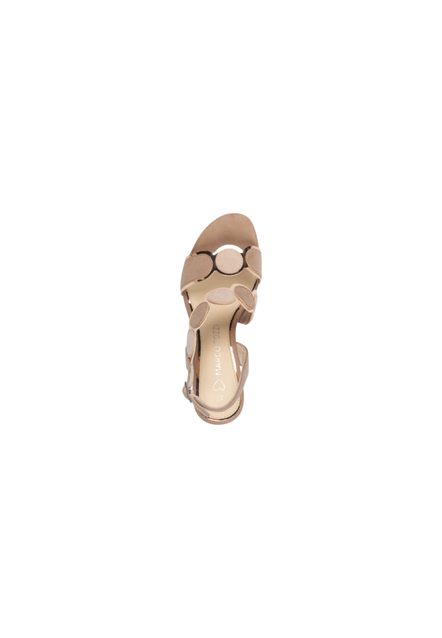 Sandali con tacco MARCO TOZZI 2-28347-42 478 NUDE donna