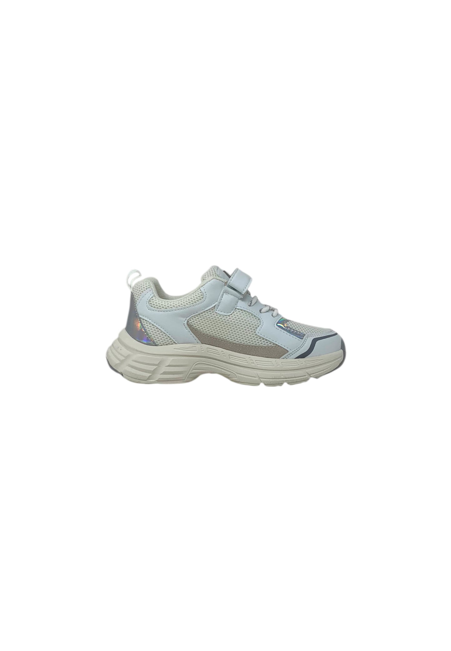 Sneaker ASSO AG-18030 WHT/SILV bambina