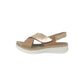 Sandali Linea Comoda Stile di Vita 540005-SDV NOCCIOLA/PLATINO Donna