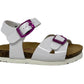 Sandali da passeggio BioNatura 22B1005 VBIA BIANCO bambina