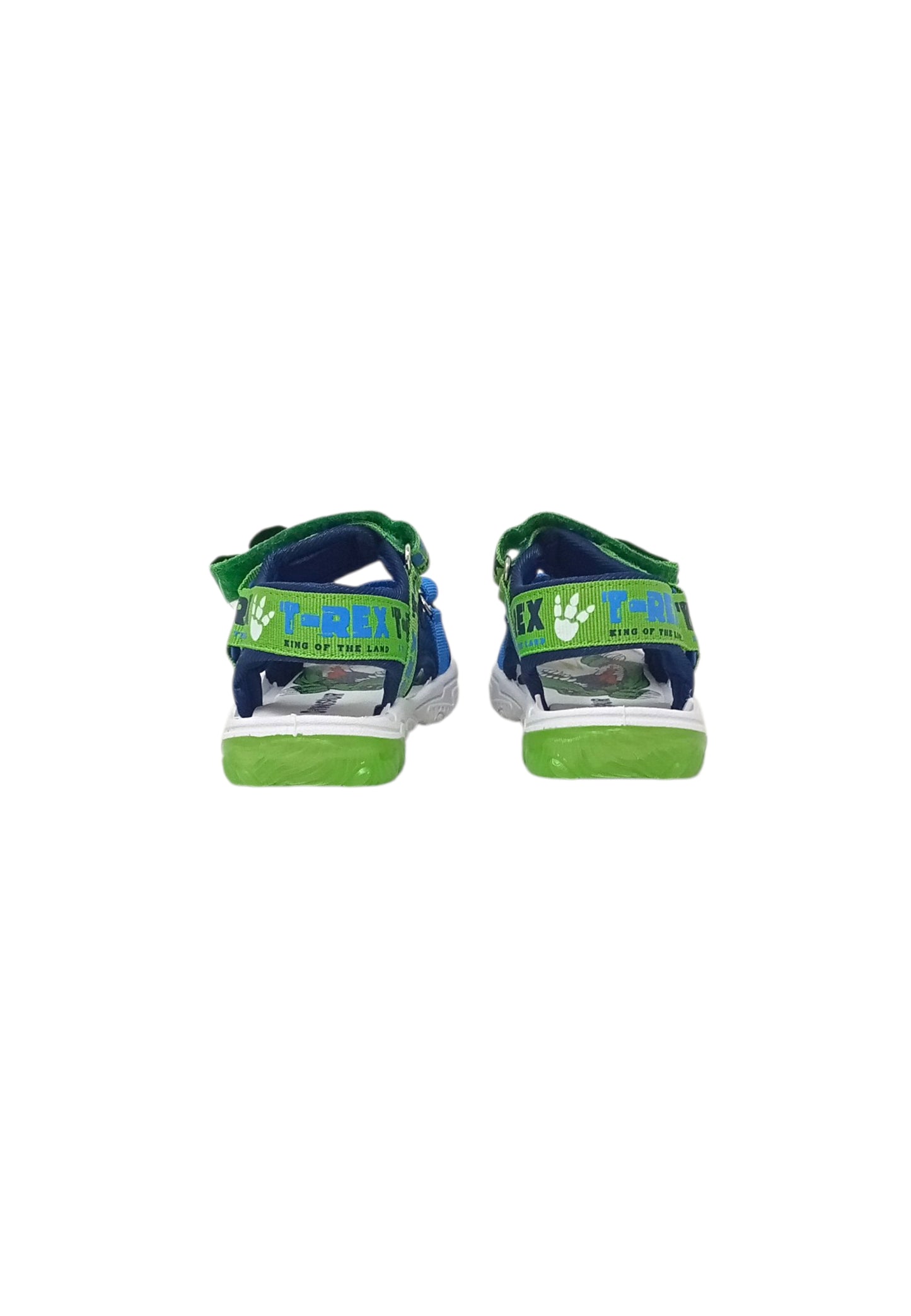 Sandali luminosi Silver Dinosauro S8020229T BLU  Bambino