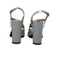Sandalo col tacco JOEL A7531 LIZ LAME ARGENTO MICROGLITTER donna
