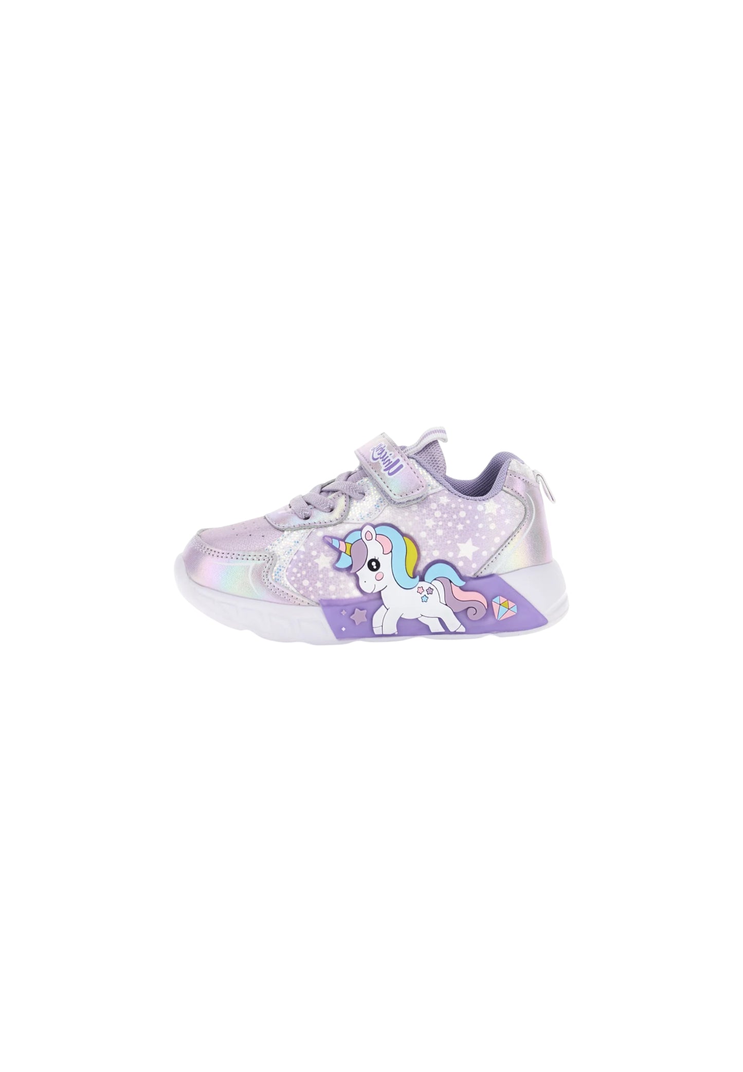 Sneaker luminose Silver Unicorn S8010269S LILAC Bambina