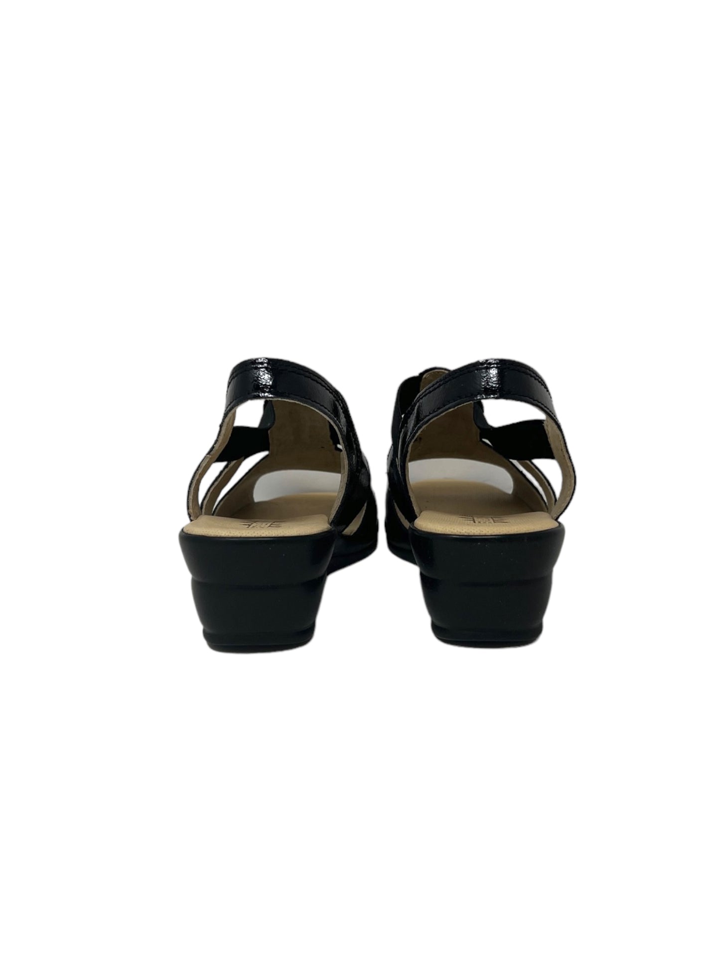 Sandalo linea comoda Stile Di Vita 8380 Nero Donna