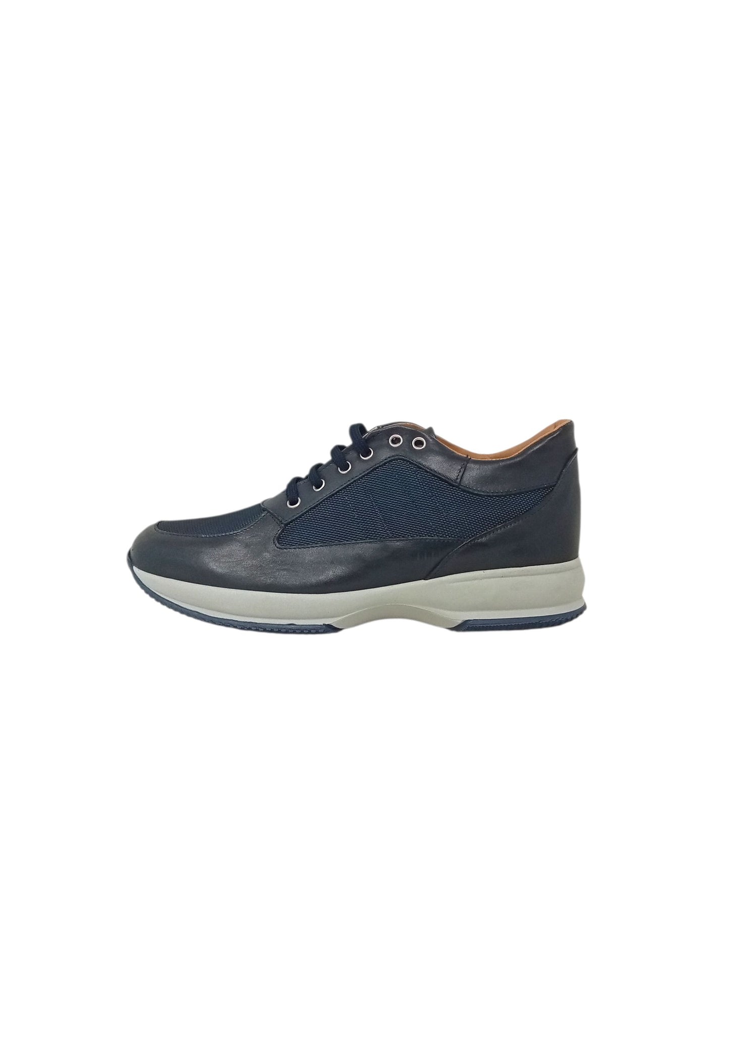 Italia Leone Sneaker blu pelle Tommy est uomo