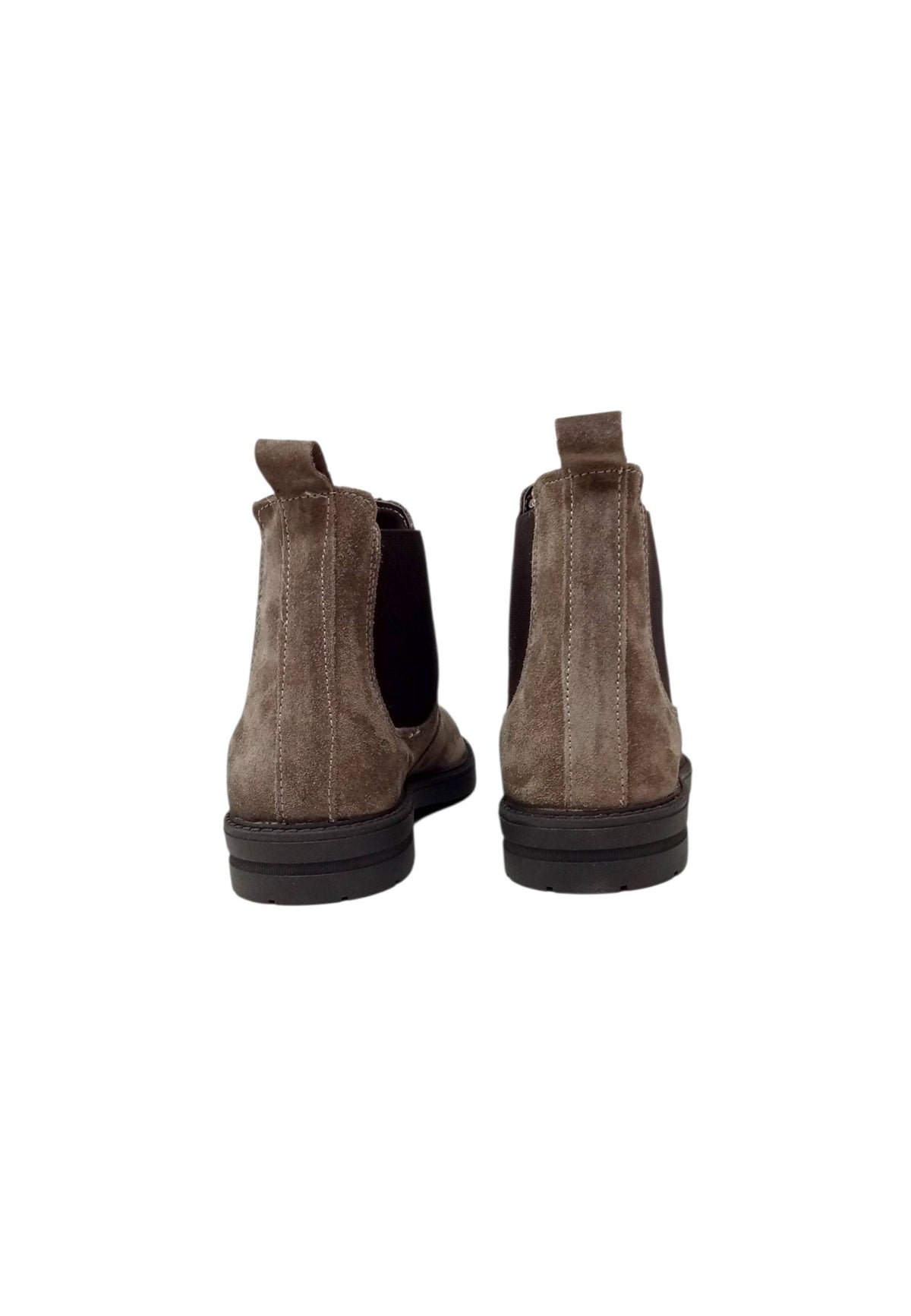 Italia Leone Stivaletto chelsea 0870 camoscio taupe uomo inv
