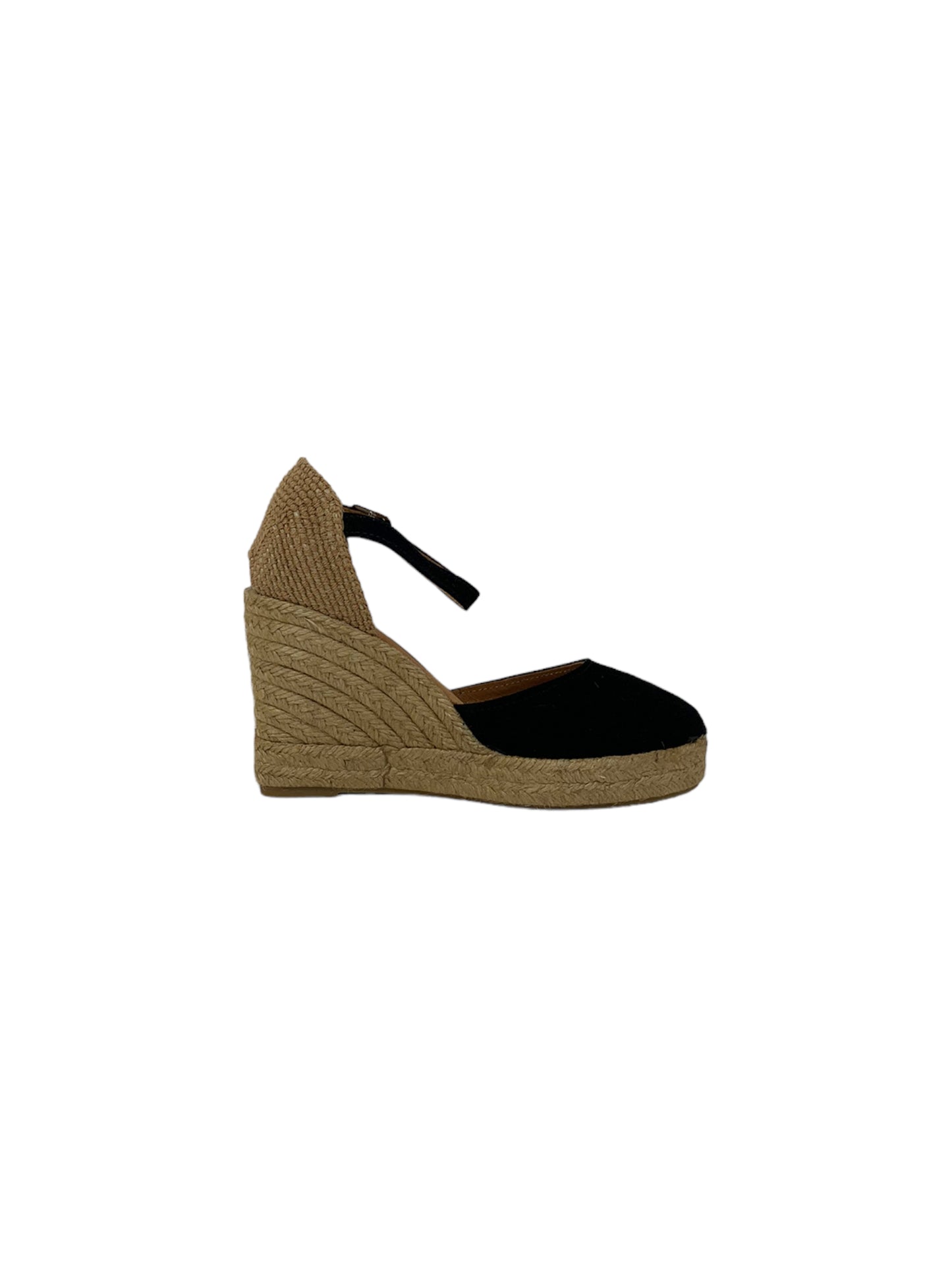 Sandali con zeppa  7D.345 ANTE negro Donna
