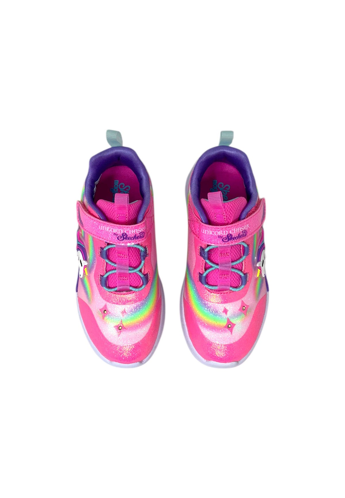 Sneakers luminose Skechers S LIGHT - UNICORS CHASER 302298/PKMT Bambina