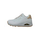 Sneakers SKECHERS Uno - Shimmer away 155196/WHT Donna