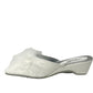 Pantofola da donna 52 BIANCOPC PELUCHE Sposa