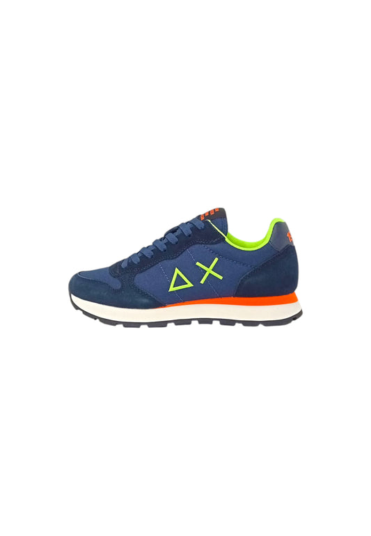 Sneakers SUN68 Tom fluo Z44102 07 NAVY BLUE Uomo
