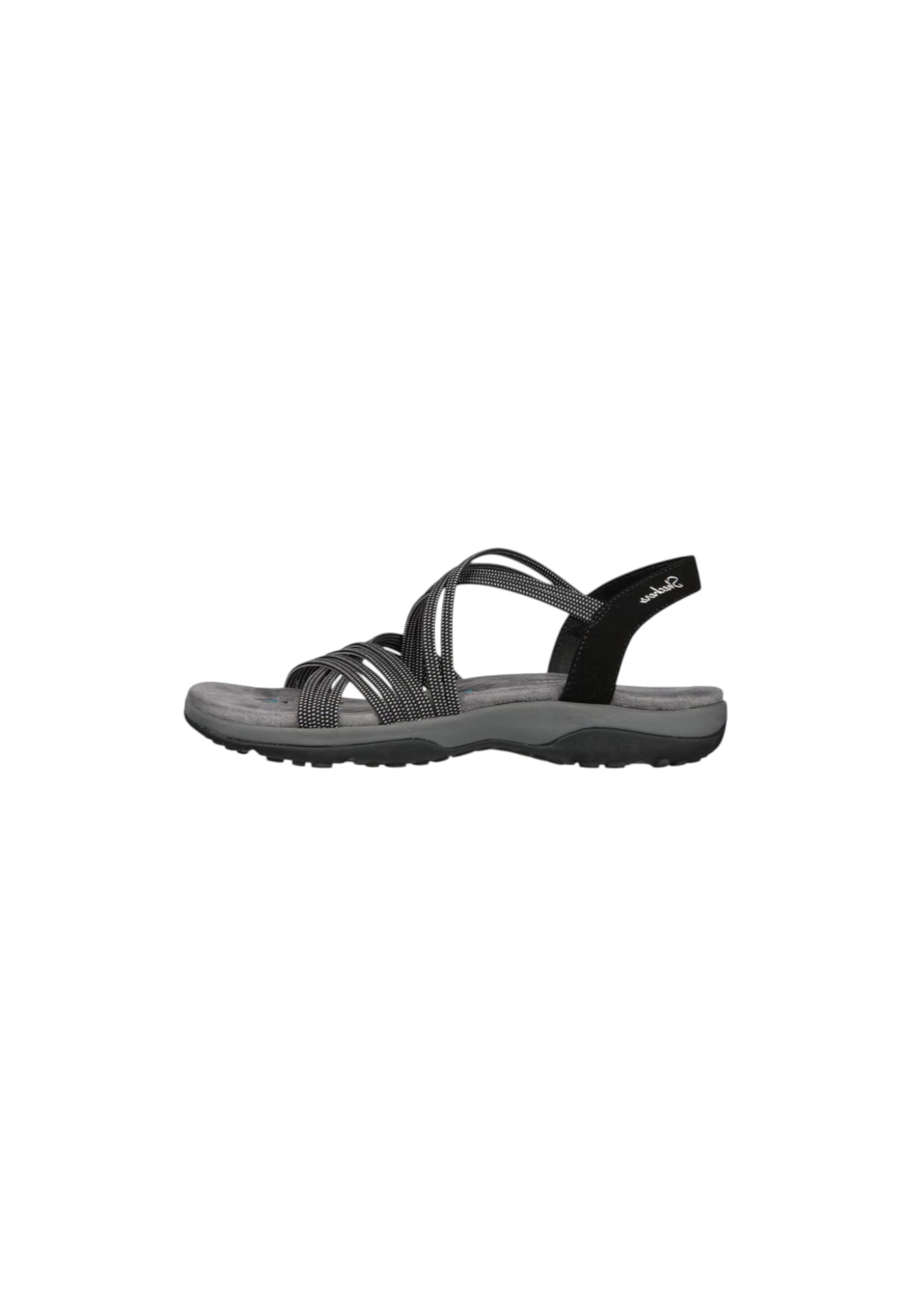 Sandali SKECHERS Reggae slim - TURN IT UP 163117/BLK Donna