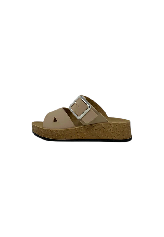 Ciabatta INBLU PK000045 SABBIA donna