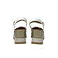 Sandali con zeppa REPO 21242-E5 BIANCO donna