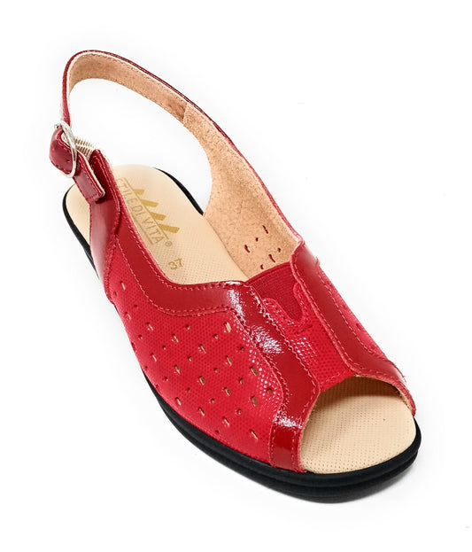 SANDALO LINEA COMODA STILE DI VITA 4938PUNTOROSSO DONNA
