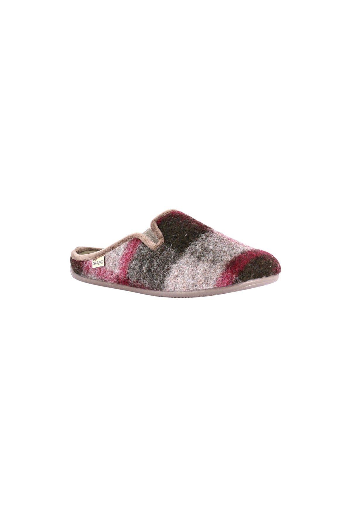 Pantofola GRUNLAND ORMI CI3411-B5 OLIVA-MULTI Uomo