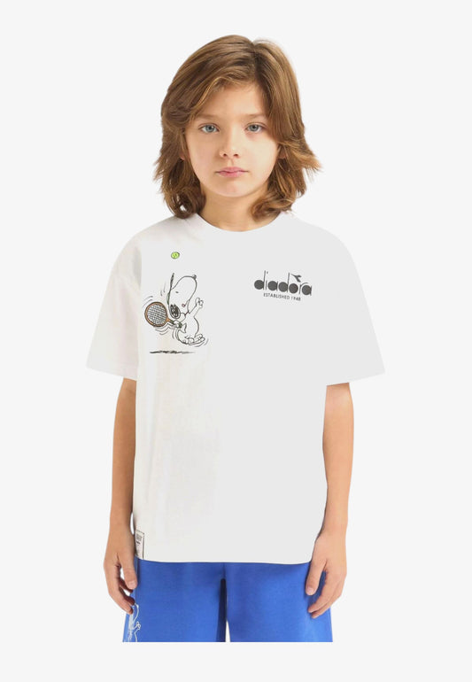 Diadora JU T-shirt ss PEANUTS 502.181672 01 20002 Bambino