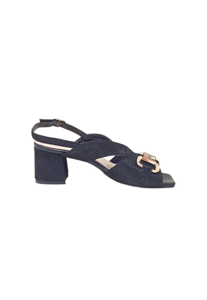 Sandali con tacco REPO 38634 NERO donna
