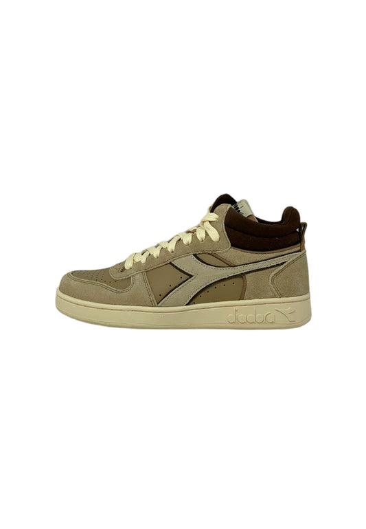 Sneaker DIADORA MAGIC BASKET DEMI CUT SUEDE LEATHER 501.178563 01 25075 Uomo