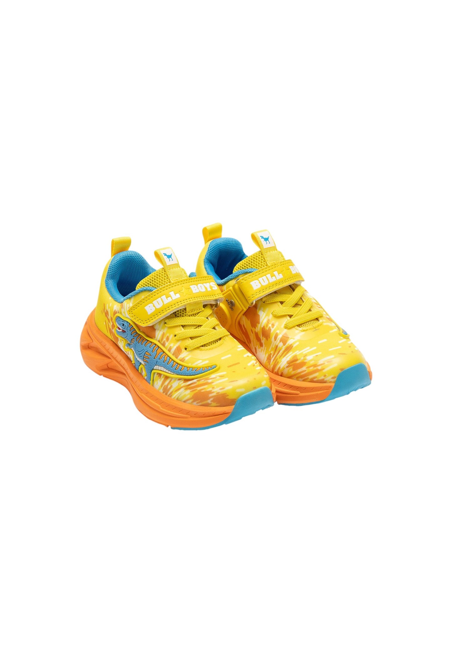 Sneakers luminose Bull Boys Explorator Rex DNAL5155 GIALLO Bambino