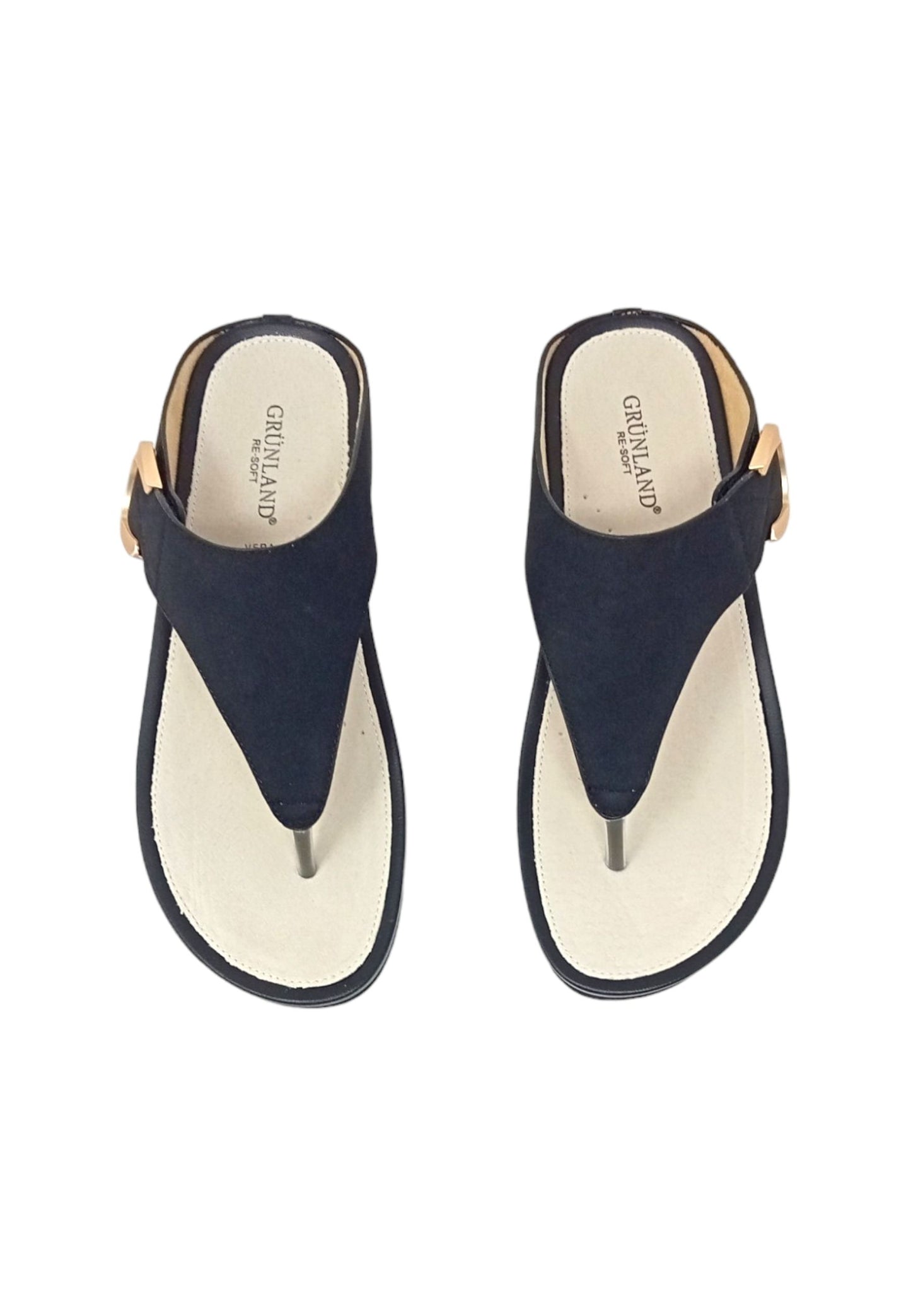 Ciabatta infradito GRUNLAND DIRA CI2578-C9 NERO ragazza/donna