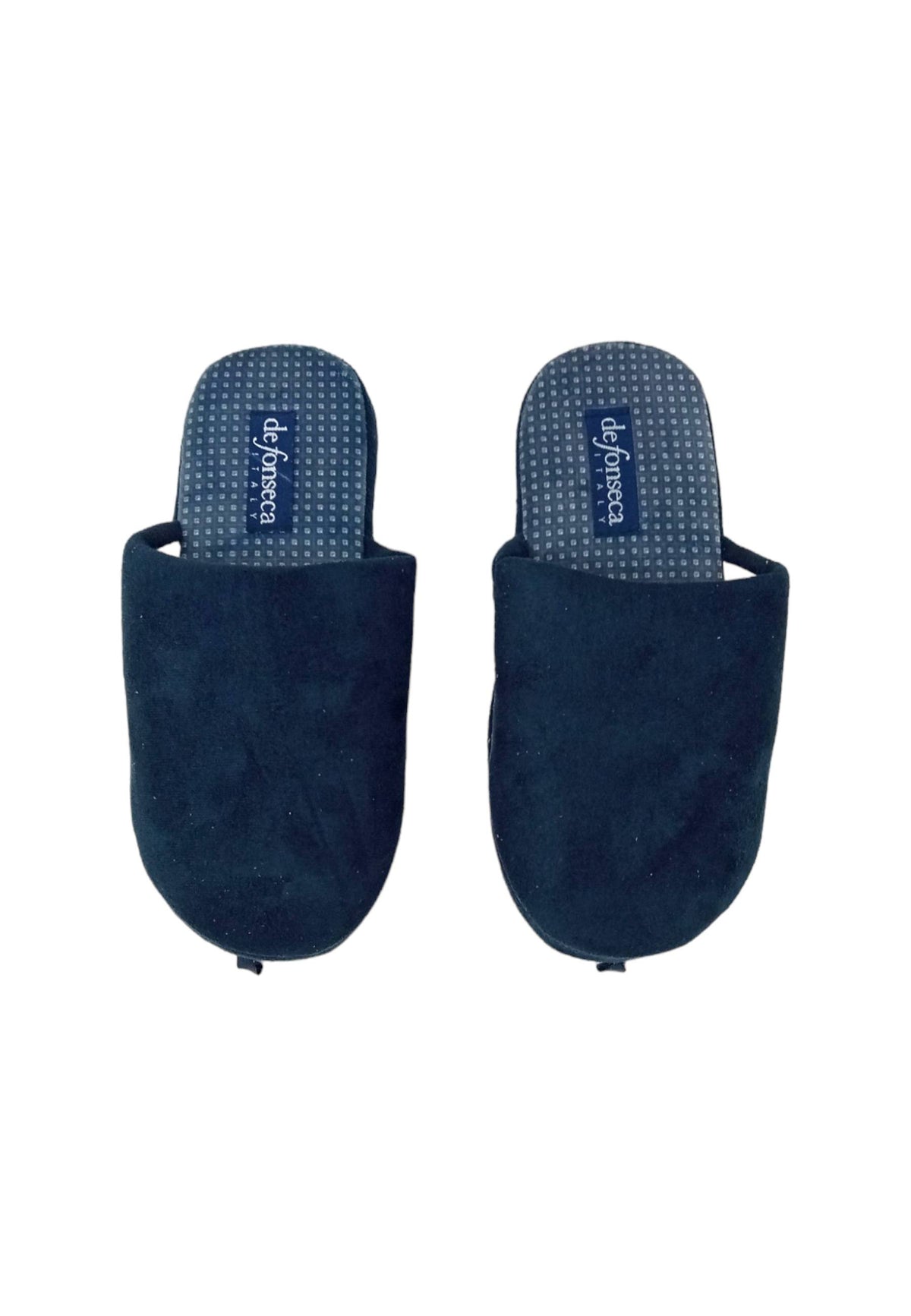 Pantofola  DE FONSECA DE.ROMA M810 BLU FONDO FANTASIA uomo