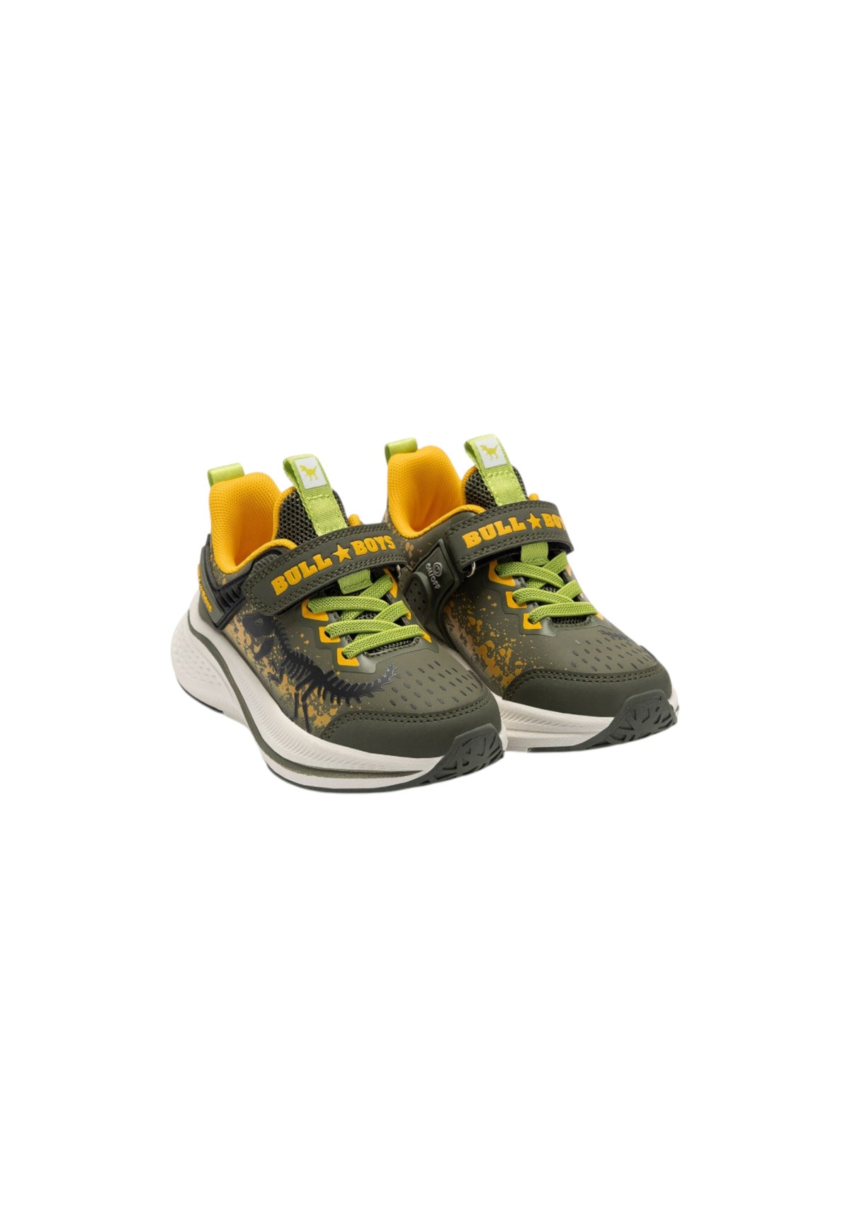 Sneakers con audio Bull Boys Uragano Rex DNAR5272 VERDE GIUNGLA Bambino