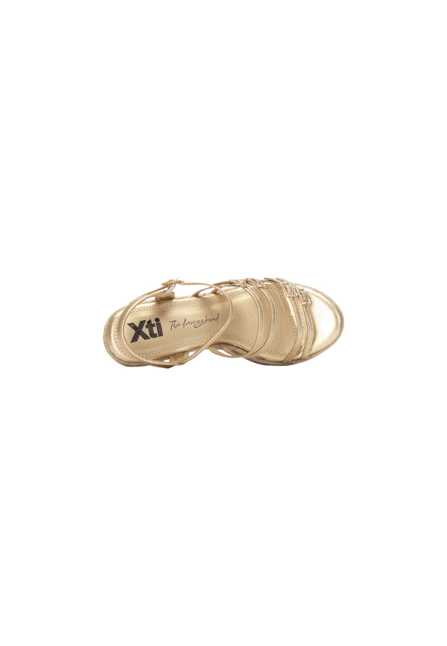 Sandali con zeppa XTI 145423 ORO donna