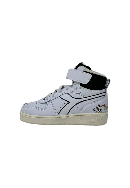 Sneakers DIADORA MAGIC BASKET MID PS TEAM LT 501.180915 01 C0351 bambino