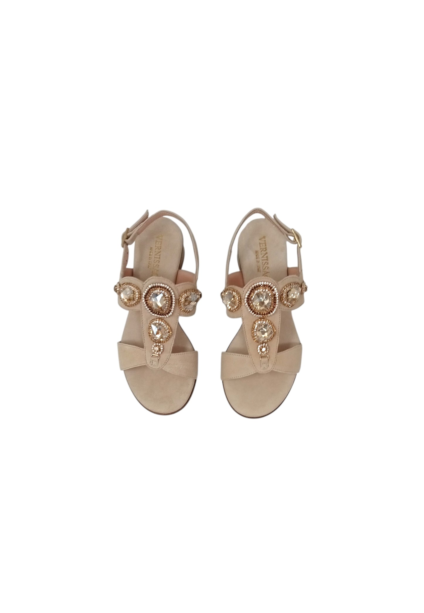 Sandalo con tacco VERNISSAGE E6POSIG6 CREMA donna