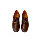 Mocassino allacciato Italia Leone 199 PELLE MARRONE uomo