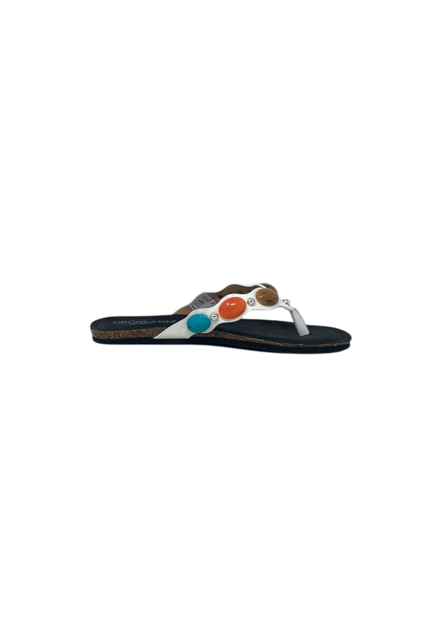 Ciabatta infradito GRUNLAND SUVI CC0085-M7 BIANCO ragazza/donna