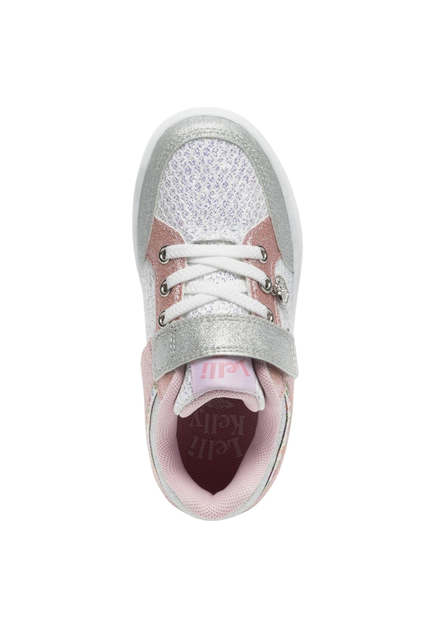 Sneakers LELLI KELLY Frangetta Mix LKAL8054 BIANCO/ARGENTO Bambina