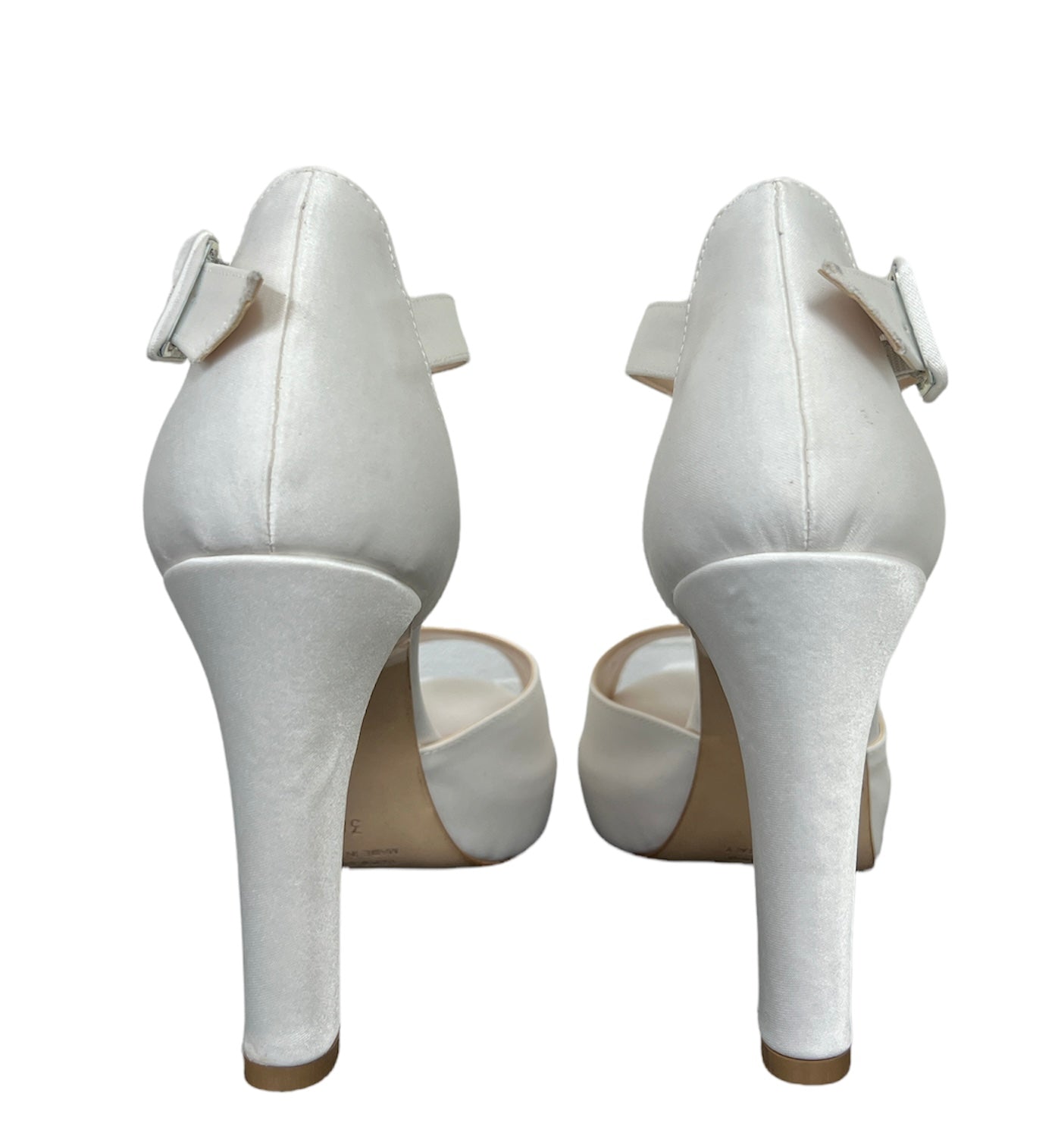 Sandalo col tacco Danira 19AA014 RASO PANNA Sposa donna