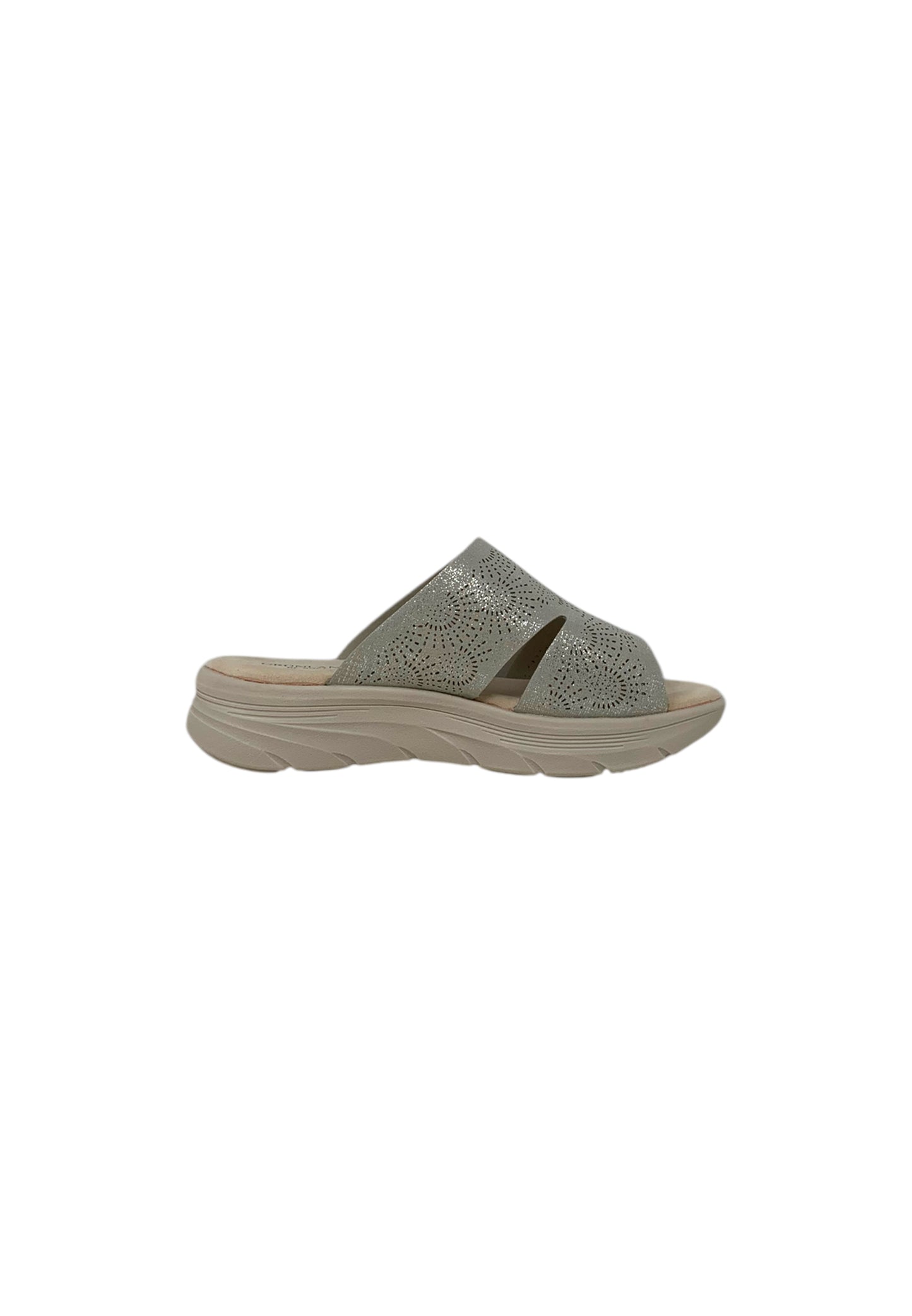 Ciabatta GRUNLAND SAVA CI0886-F6 GRIGIO-METAL Donna