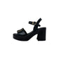 Sandali con tacco REPO 57275-E5 NERO donna
