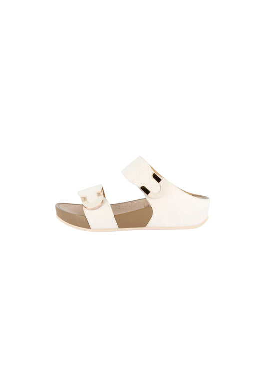 Ciabatta GRUNLAND DIRA CI3114-C9 BIANCO ragazza/donna