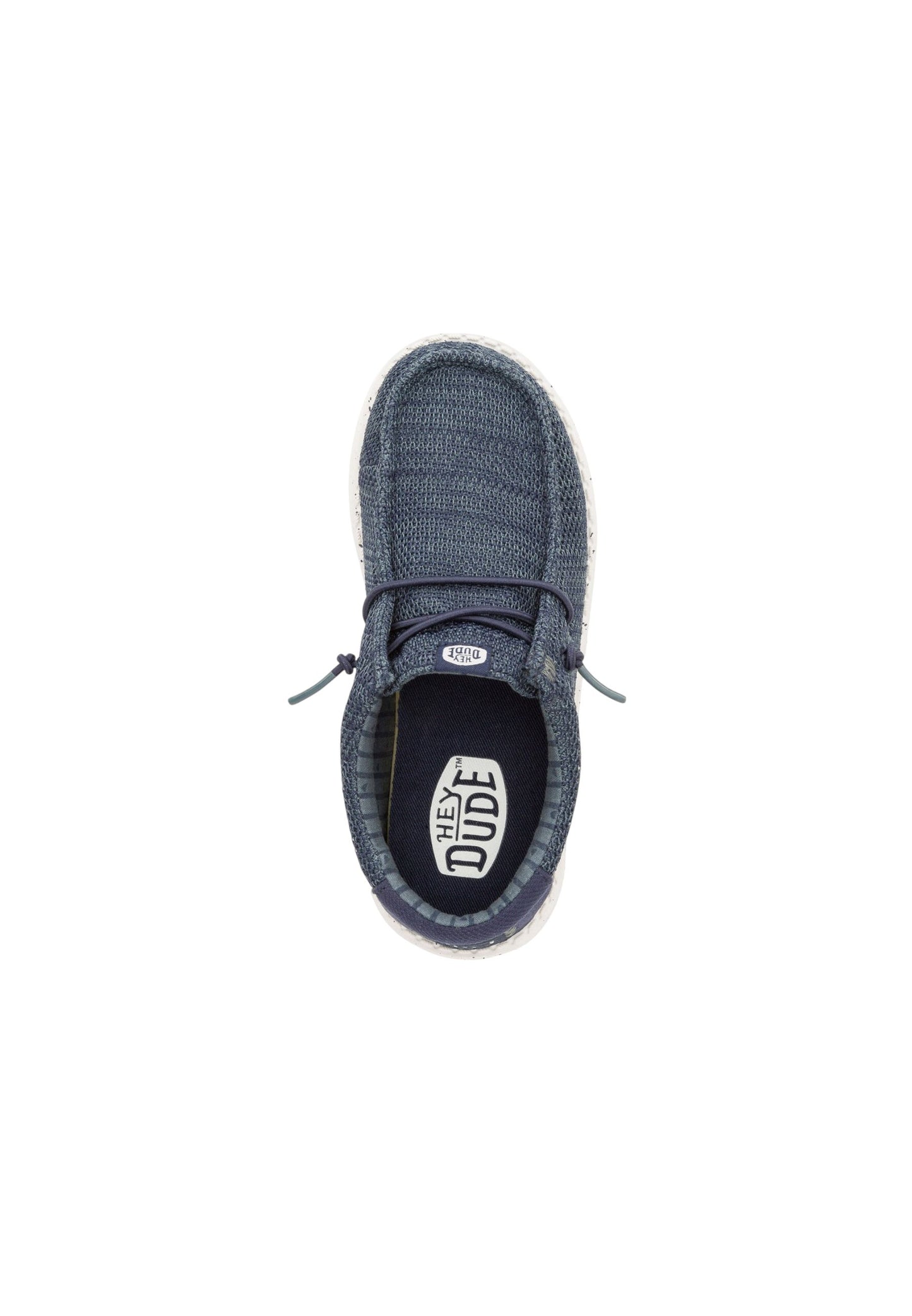 Mocassini HEYDUDE WALLY Y STRETCH SOX 42072-410 NAVY Bambino